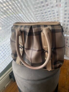 Burberry Plaid Top-Handle Women’s Bag